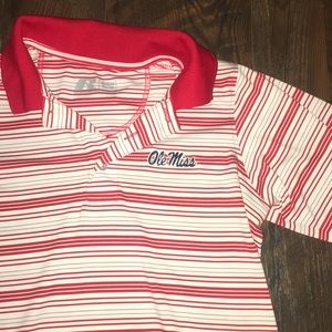 Ole Miss Spandex Golf polo 🔴🔵🔴🔵